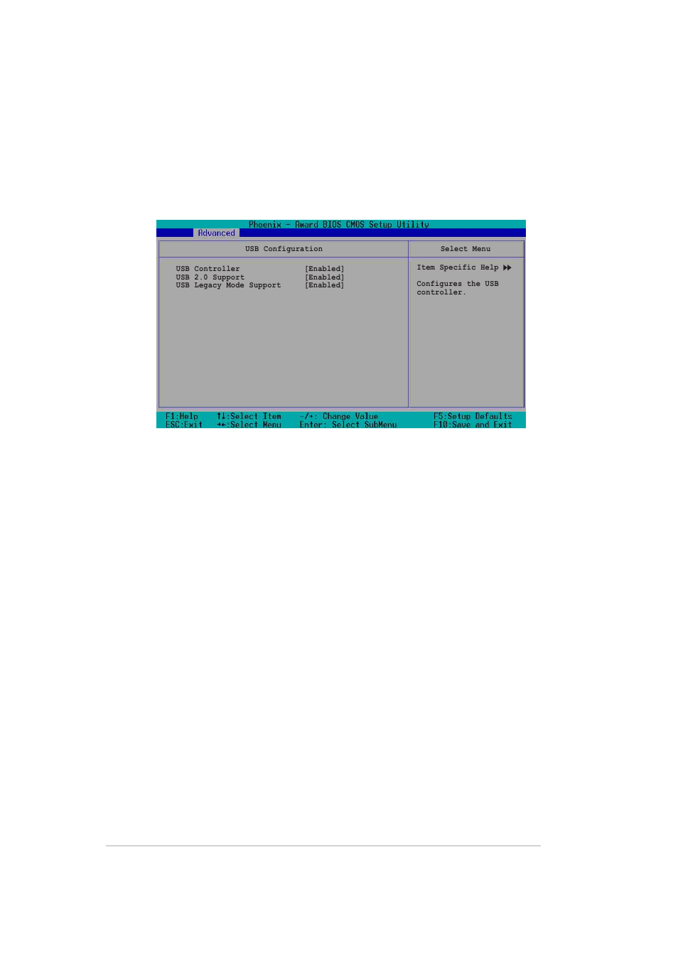 7 usb configuration, Usb controller [enabled, Usb 2.0 support [enabled | Usb legacy mode support [enabled | Asus AP140R-E1 User Manual | Page 80 / 132
