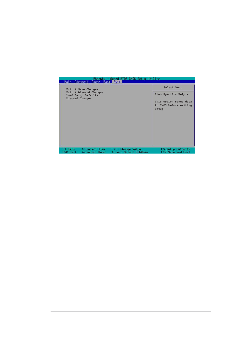 7 exit menu | Asus AP140R-E1 User Manual | Page 91 / 132