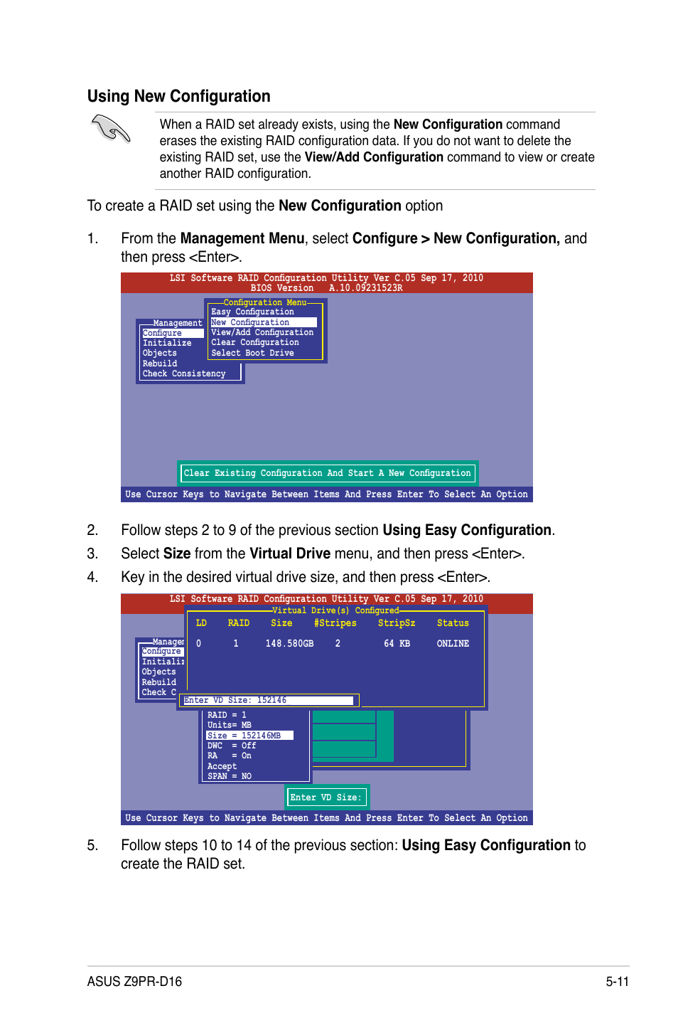 Using new configuration | Asus Z9PR-D16 User Manual | Page 123 / 194