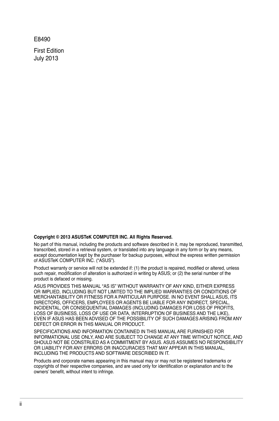 Asus Z9PR-D16 User Manual | Page 2 / 194