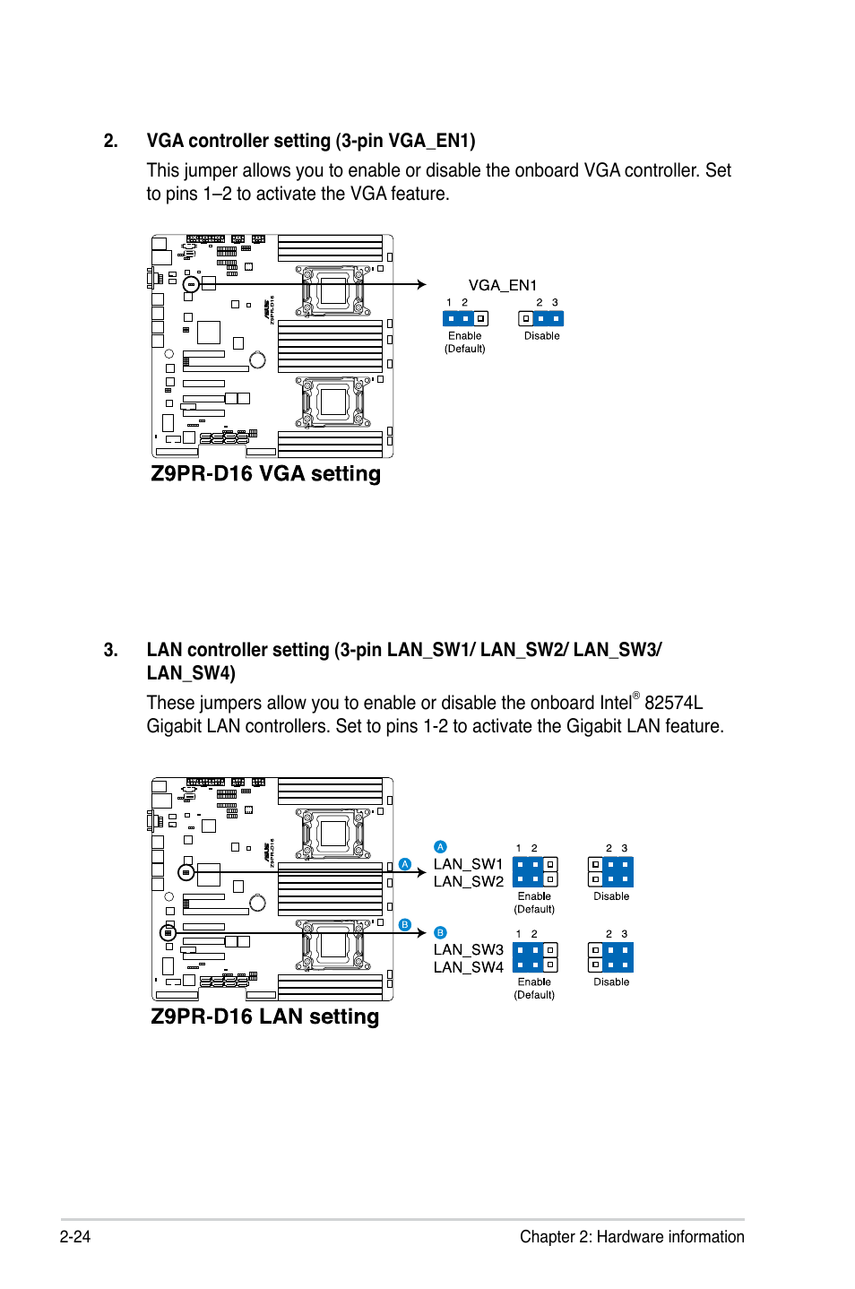 Asus Z9PR-D16 User Manual | Page 44 / 194