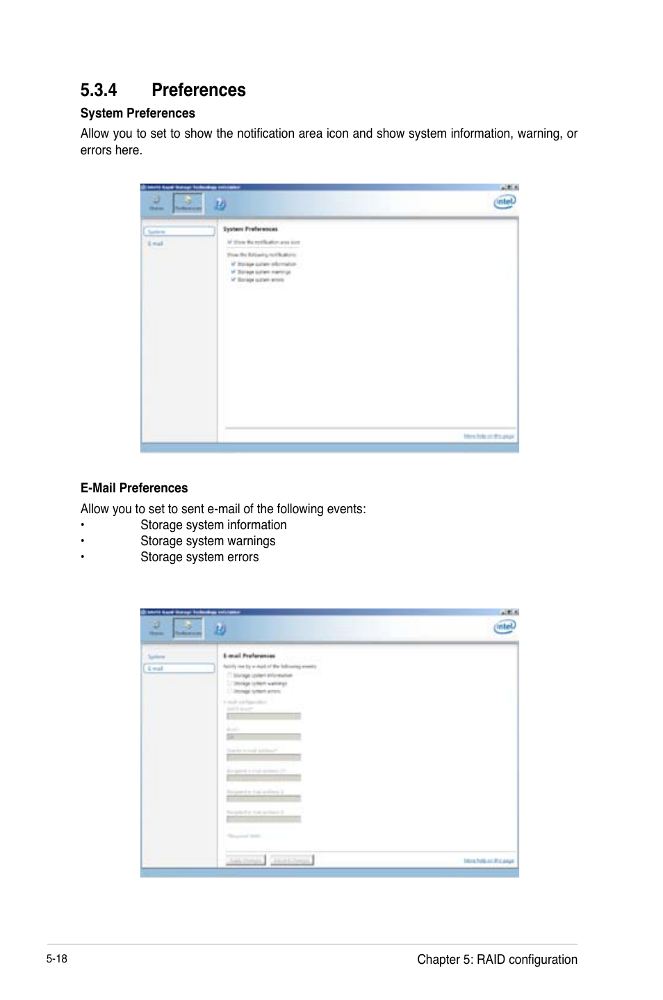 4 preferences | Asus P9D-C/4L User Manual | Page 124 / 160