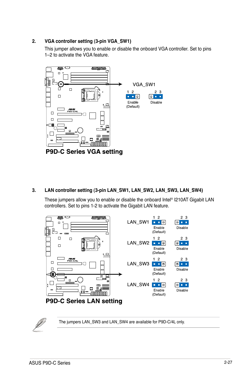Asus P9D-C/4L User Manual | Page 47 / 160