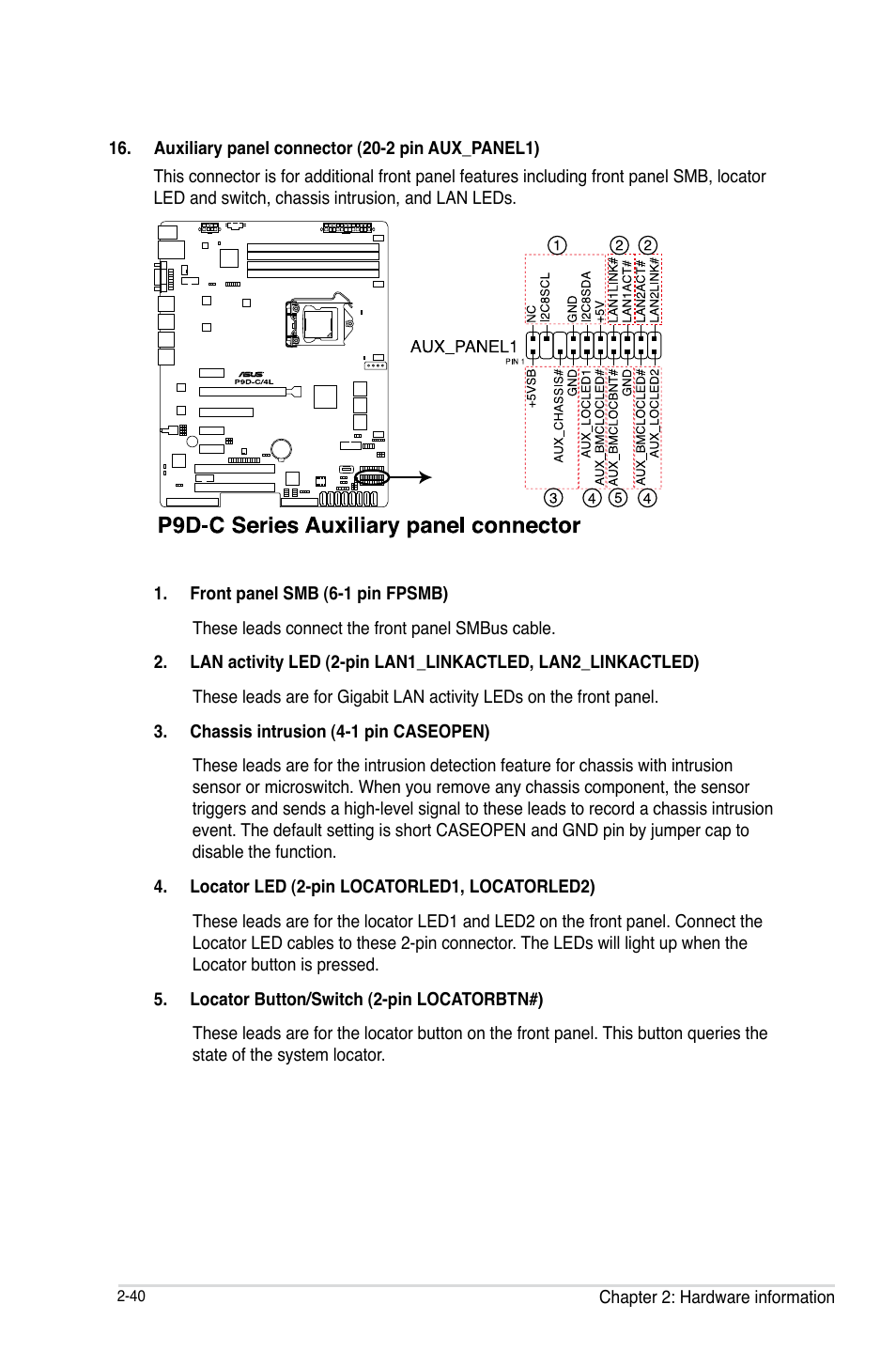 Asus P9D-C/4L User Manual | Page 60 / 160