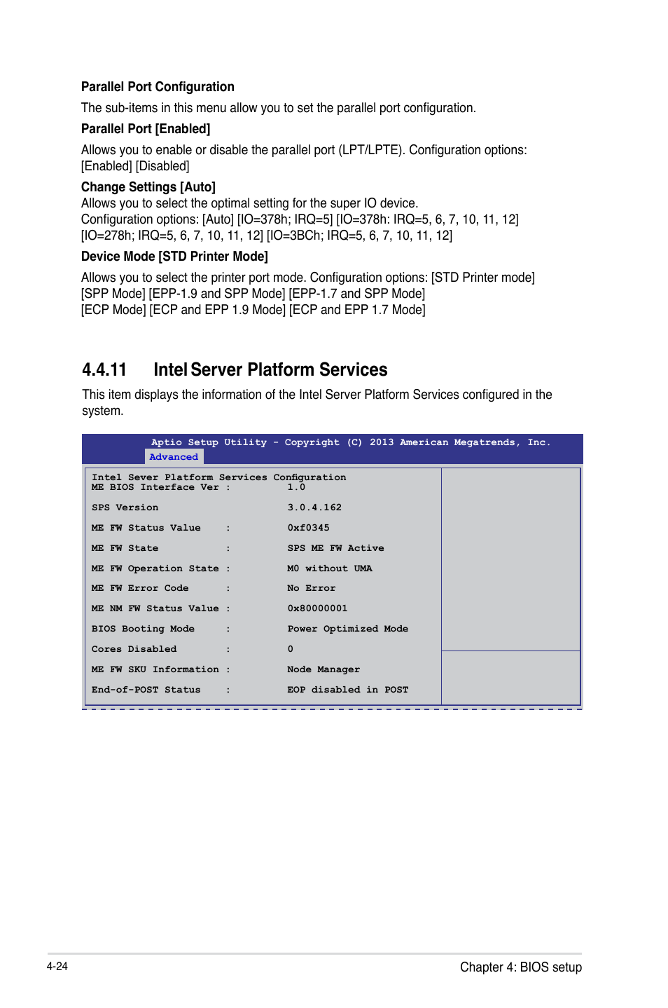 11 intel, Server platform services | Asus P9D-C/4L User Manual | Page 90 / 160