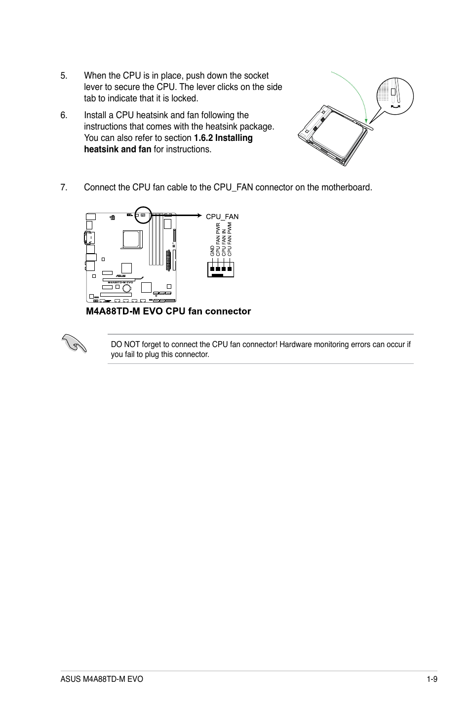 Asus M4A88TD-M EVO/USB3 User Manual | Page 21 / 80