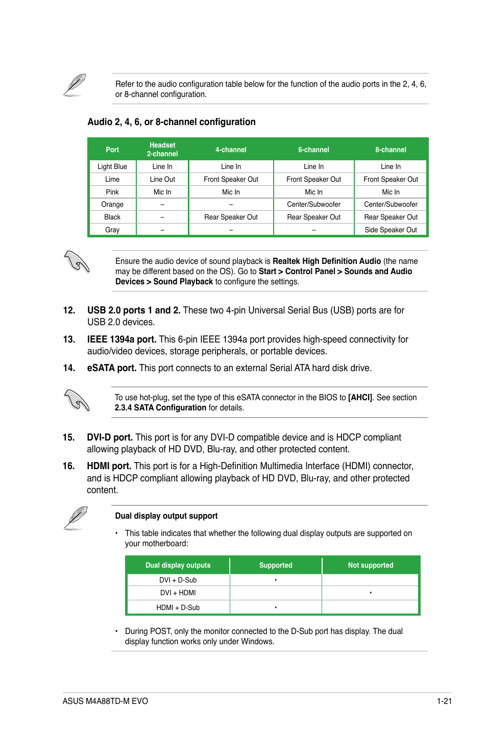 Asus M4A88TD-M EVO/USB3 User Manual | Page 33 / 80