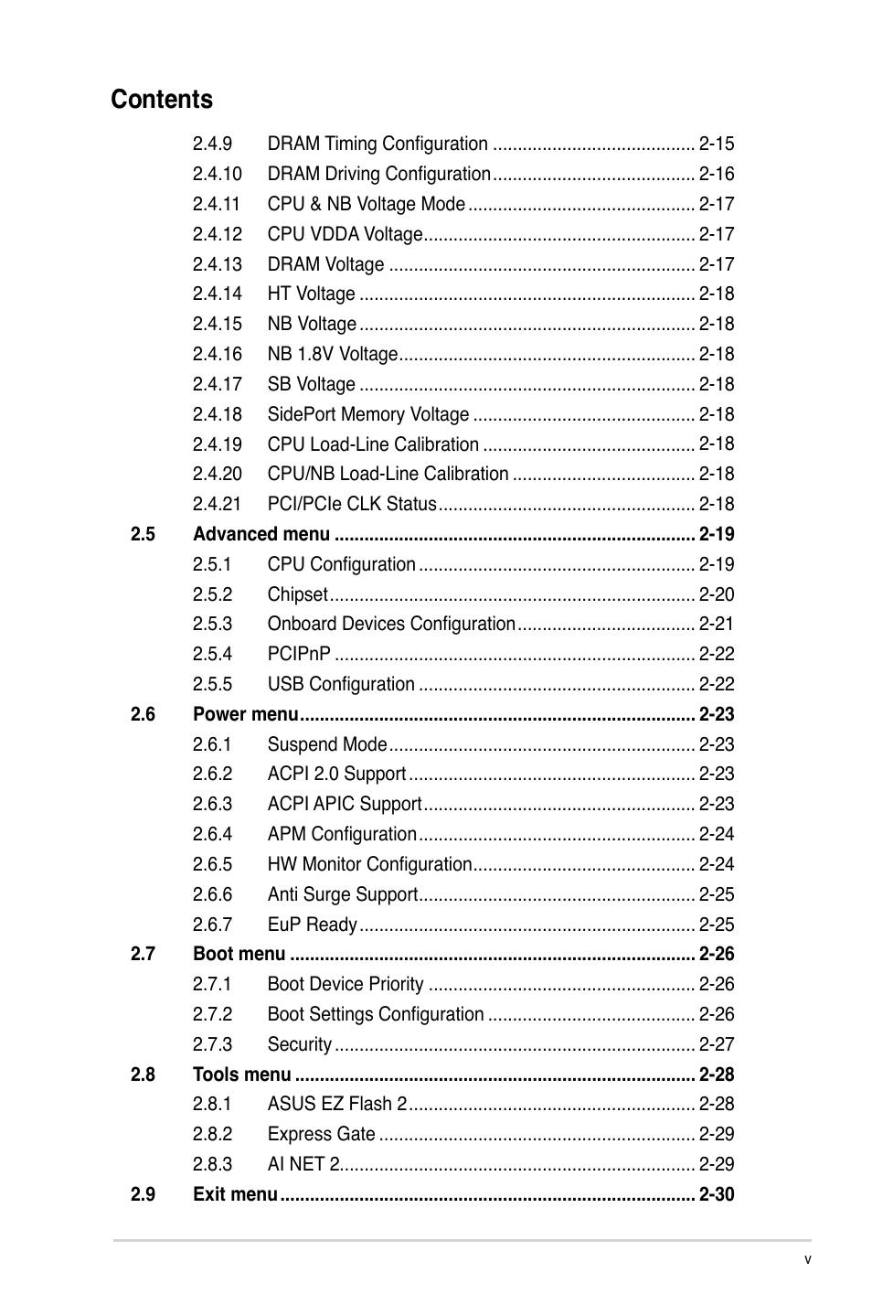 Asus M4A88TD-M EVO/USB3 User Manual | Page 5 / 80