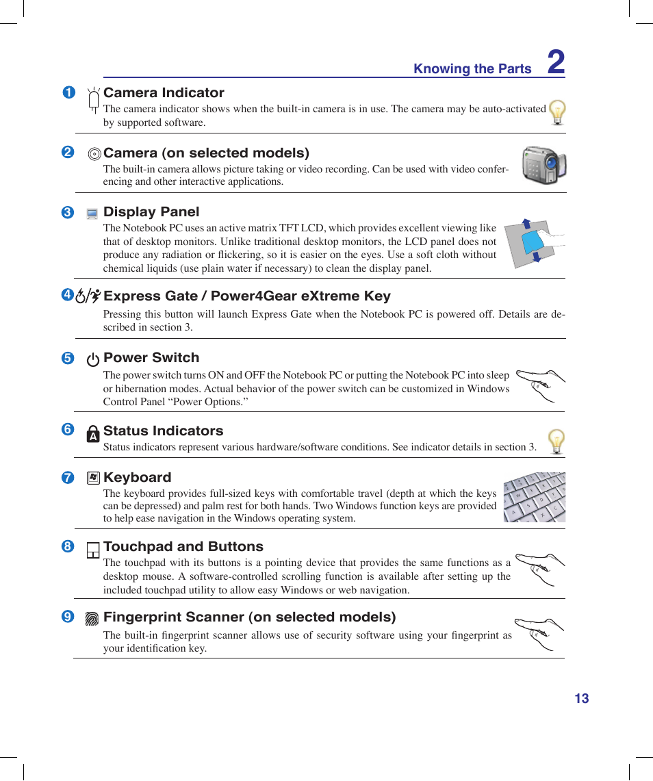 Asus N20H User Manual | Page 13 / 91