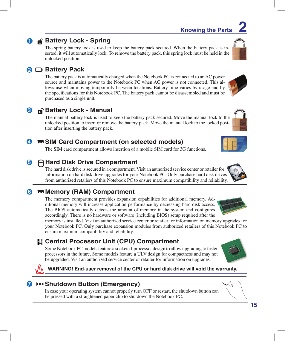 Asus N20H User Manual | Page 15 / 91