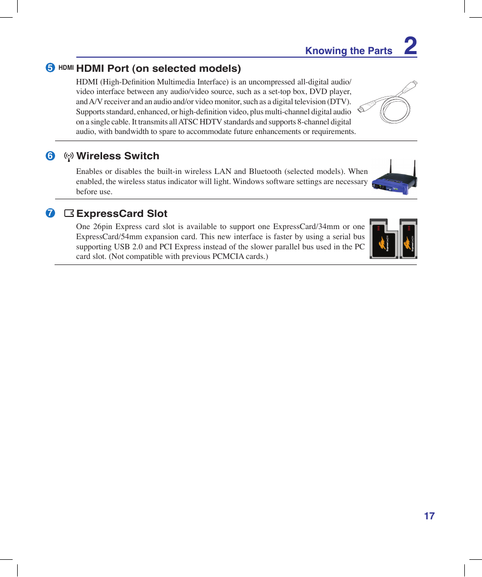 Asus N20H User Manual | Page 17 / 91