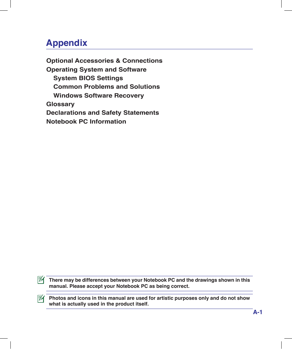 Appendix | Asus N20H User Manual | Page 57 / 91