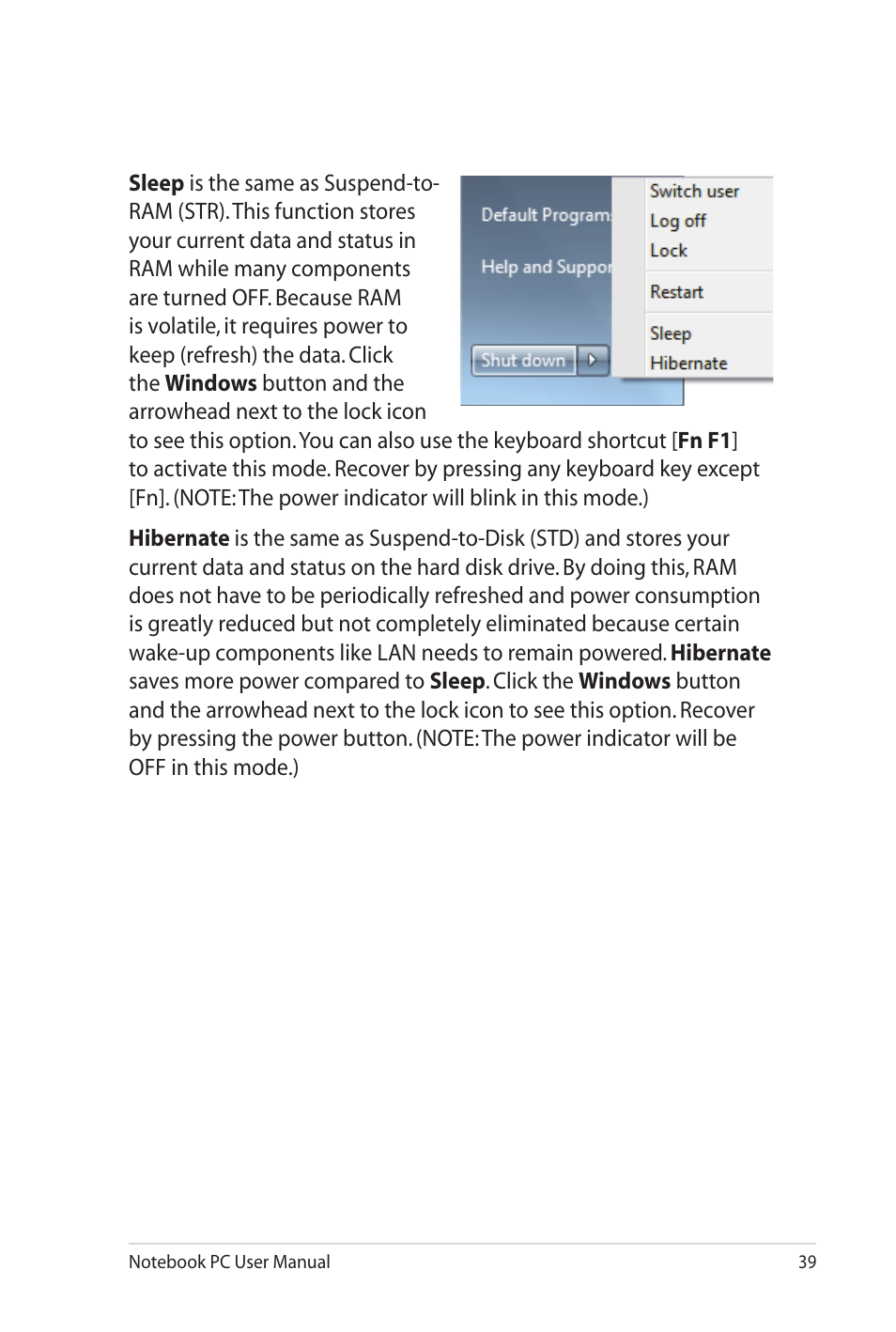 Asus G53JW User Manual | Page 39 / 116