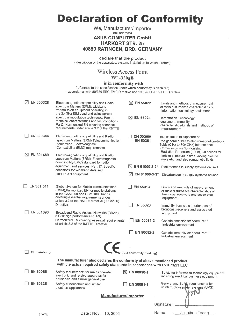 Asus WL-320gE User Manual | Page 77 / 77