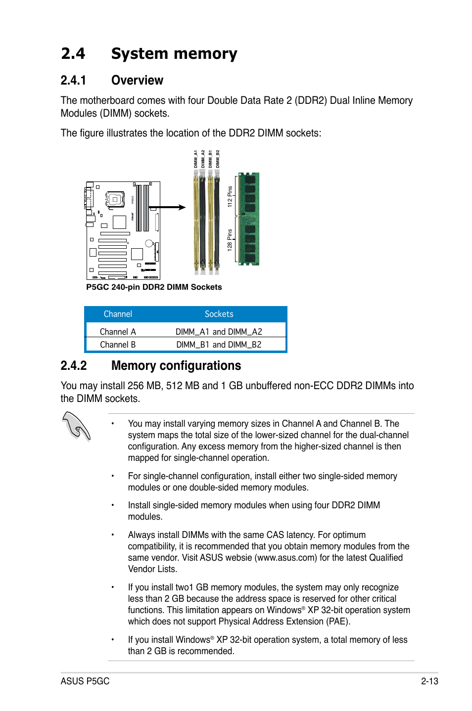 Overview | Asus P5GC User Manual | Page 35 / 110