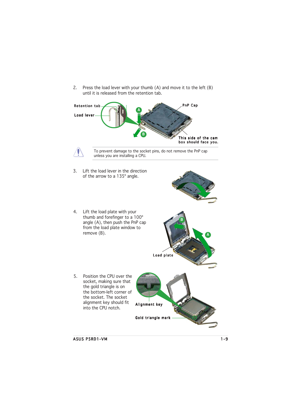 Asus P5RD1-VM User Manual | Page 21 / 92