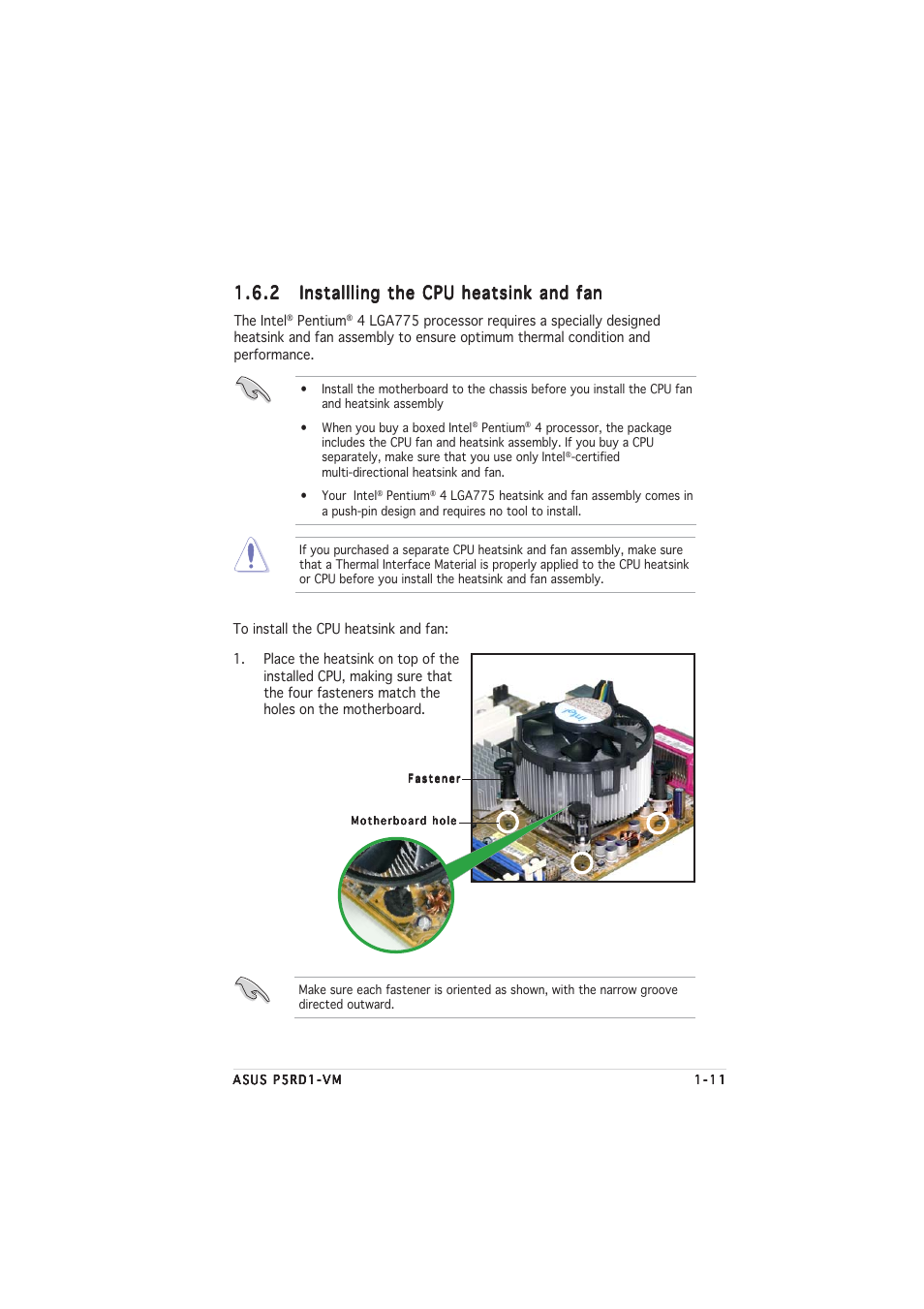 Asus P5RD1-VM User Manual | Page 23 / 92