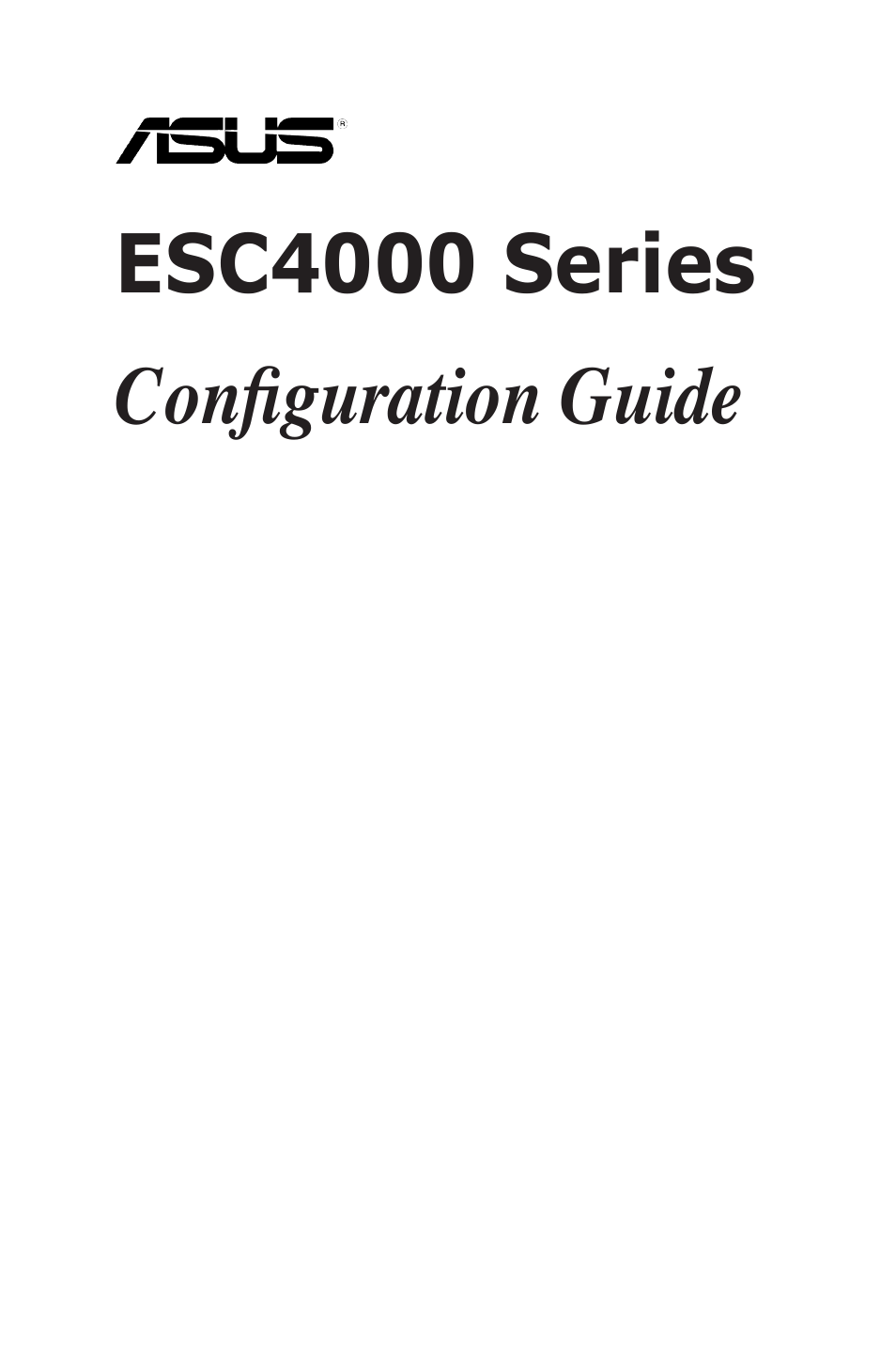 Asus ESC4000/IB User Manual | 22 pages