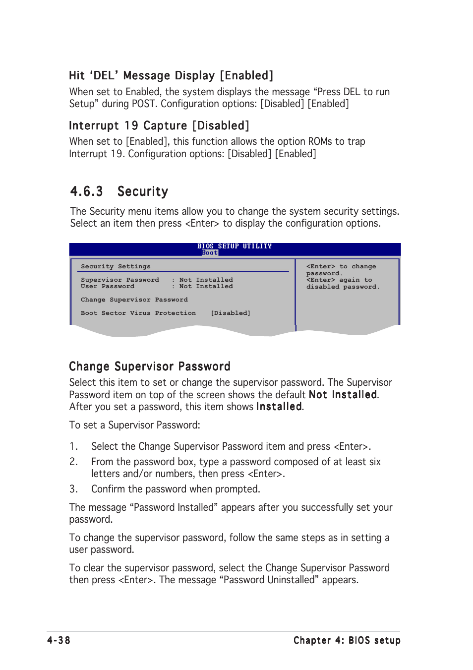 3 security security security security security | Asus P5RD1-V Deluxe User Manual | Page 104 / 162