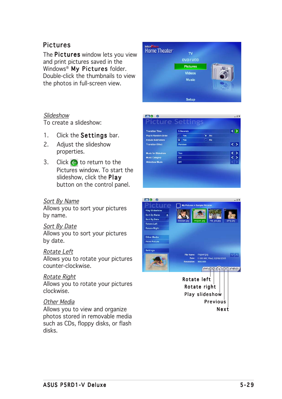 Pictures | Asus P5RD1-V Deluxe User Manual | Page 139 / 162