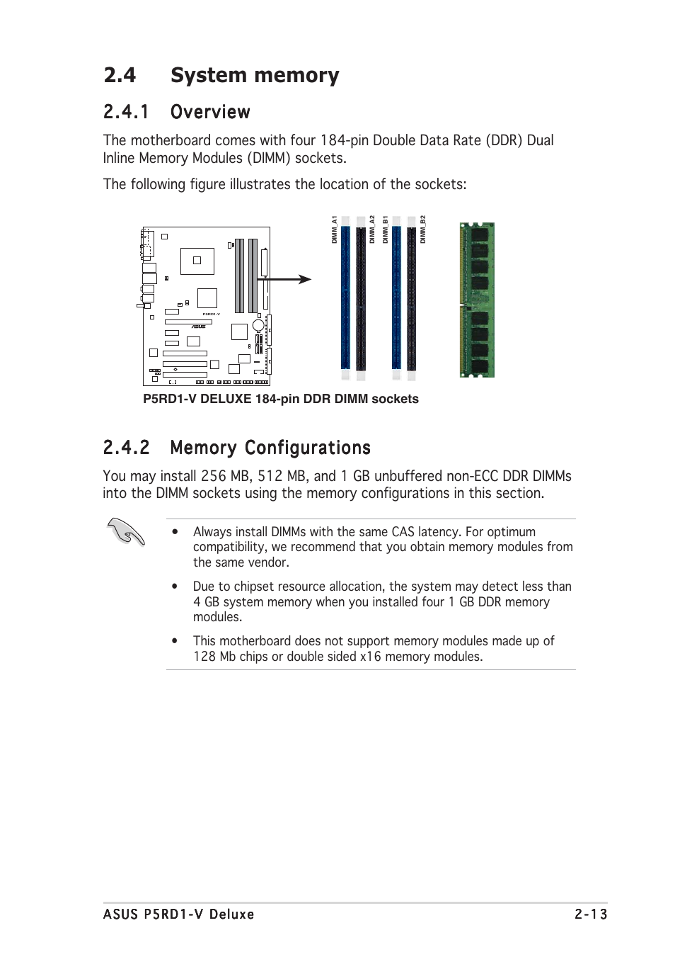 1 overview overview overview overview overview | Asus P5RD1-V Deluxe User Manual | Page 37 / 162
