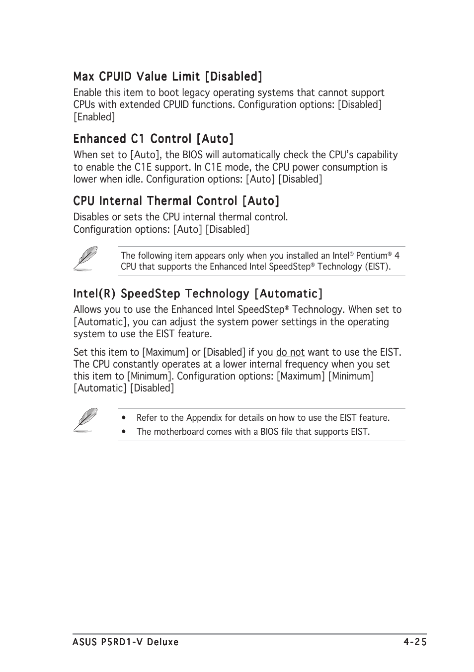 Asus P5RD1-V Deluxe User Manual | Page 91 / 162