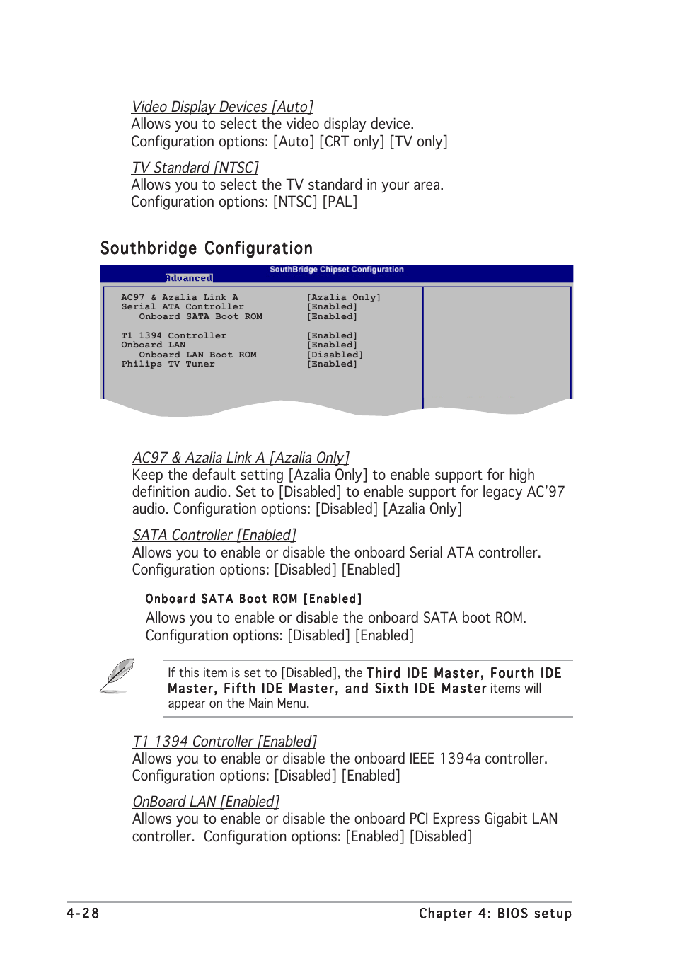 Southbridge configuration | Asus P5RD1-V Deluxe User Manual | Page 94 / 162