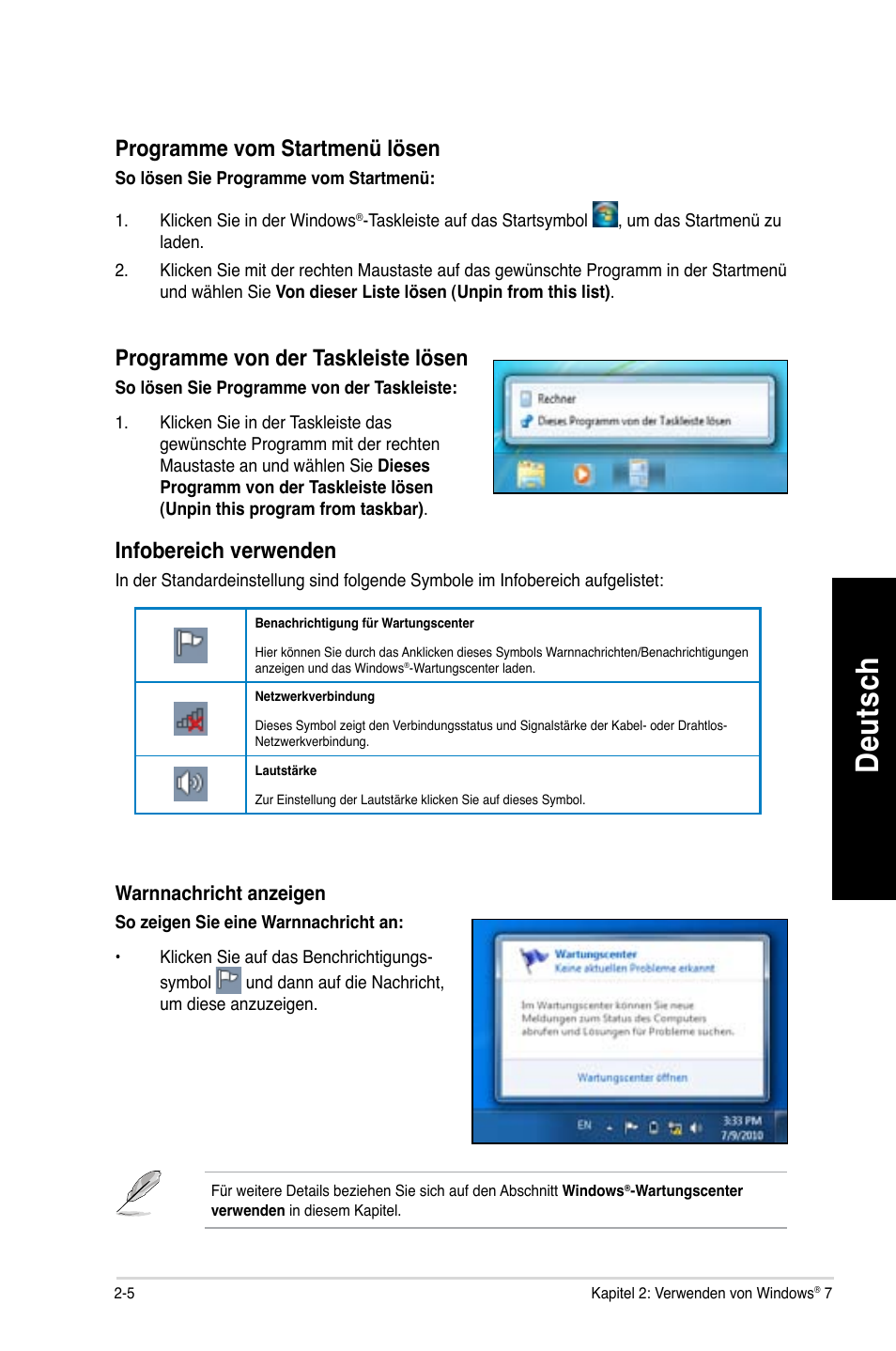 De uts ch de ut sc h de uts ch de ut sc h | Asus CG8490 User Manual | Page 169 / 356