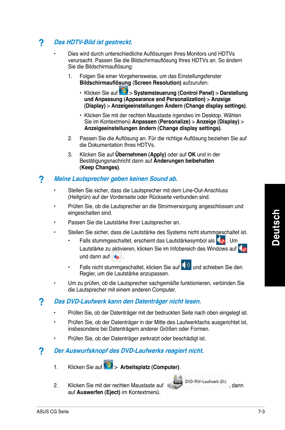 De uts ch de ut sc h | Asus CG8490 User Manual | Page 211 / 356