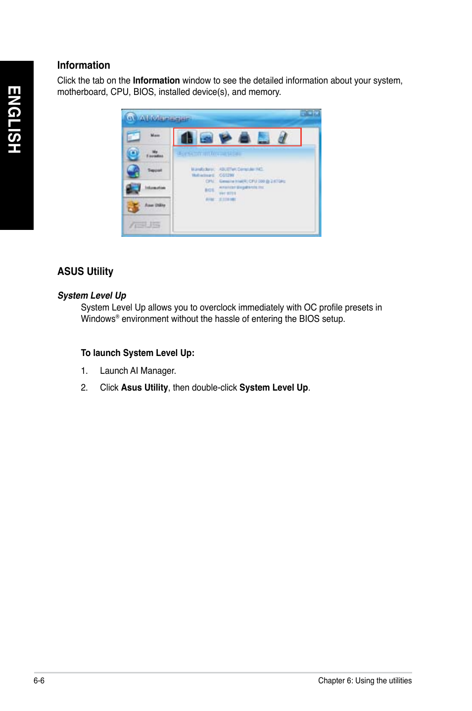 En gl is h en gl is h en gl is h en gl is h | Asus CG8490 User Manual | Page 54 / 356