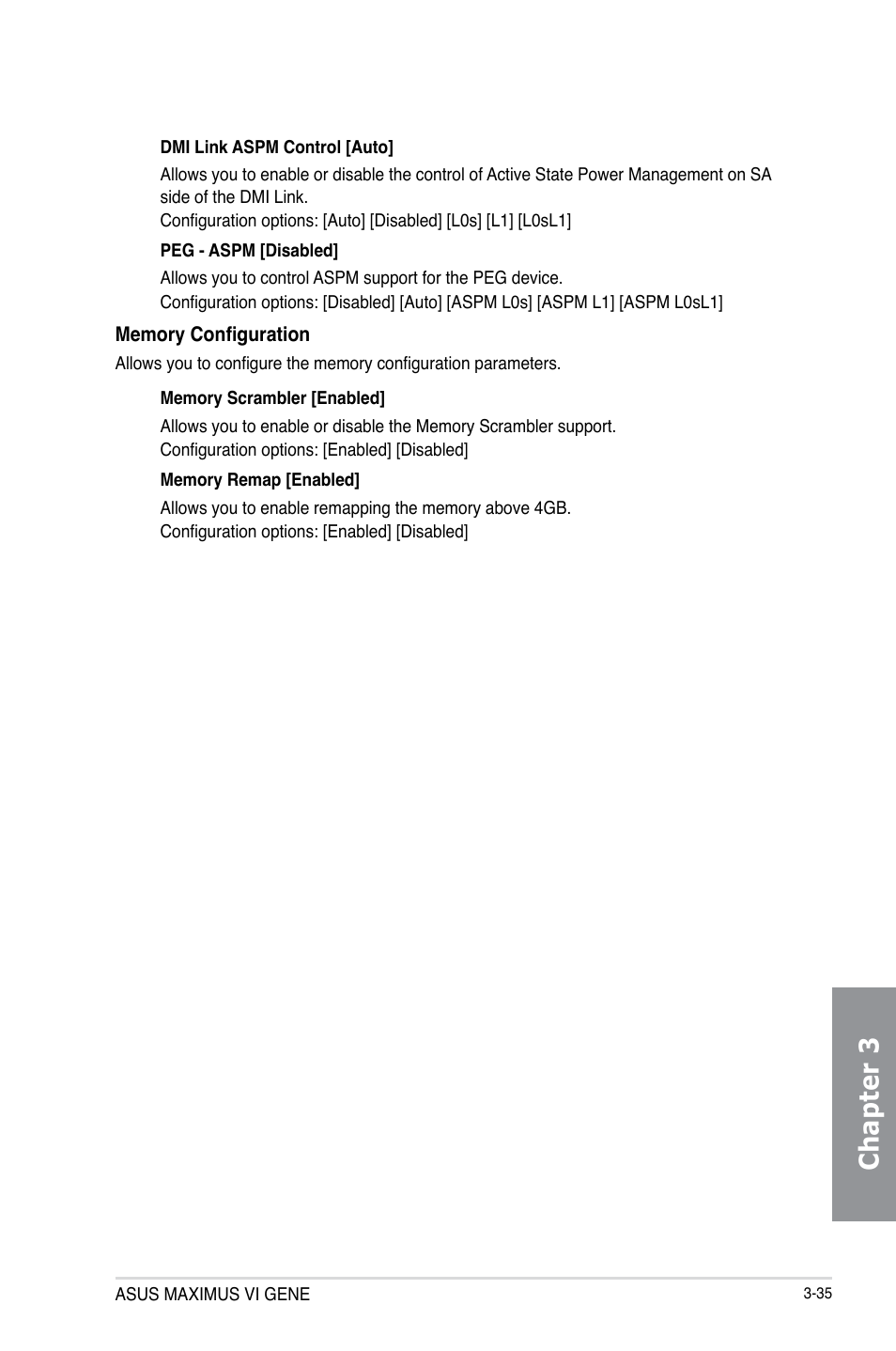 Chapter 3 | Asus MAXIMUS VI GENE User Manual | Page 121 / 192