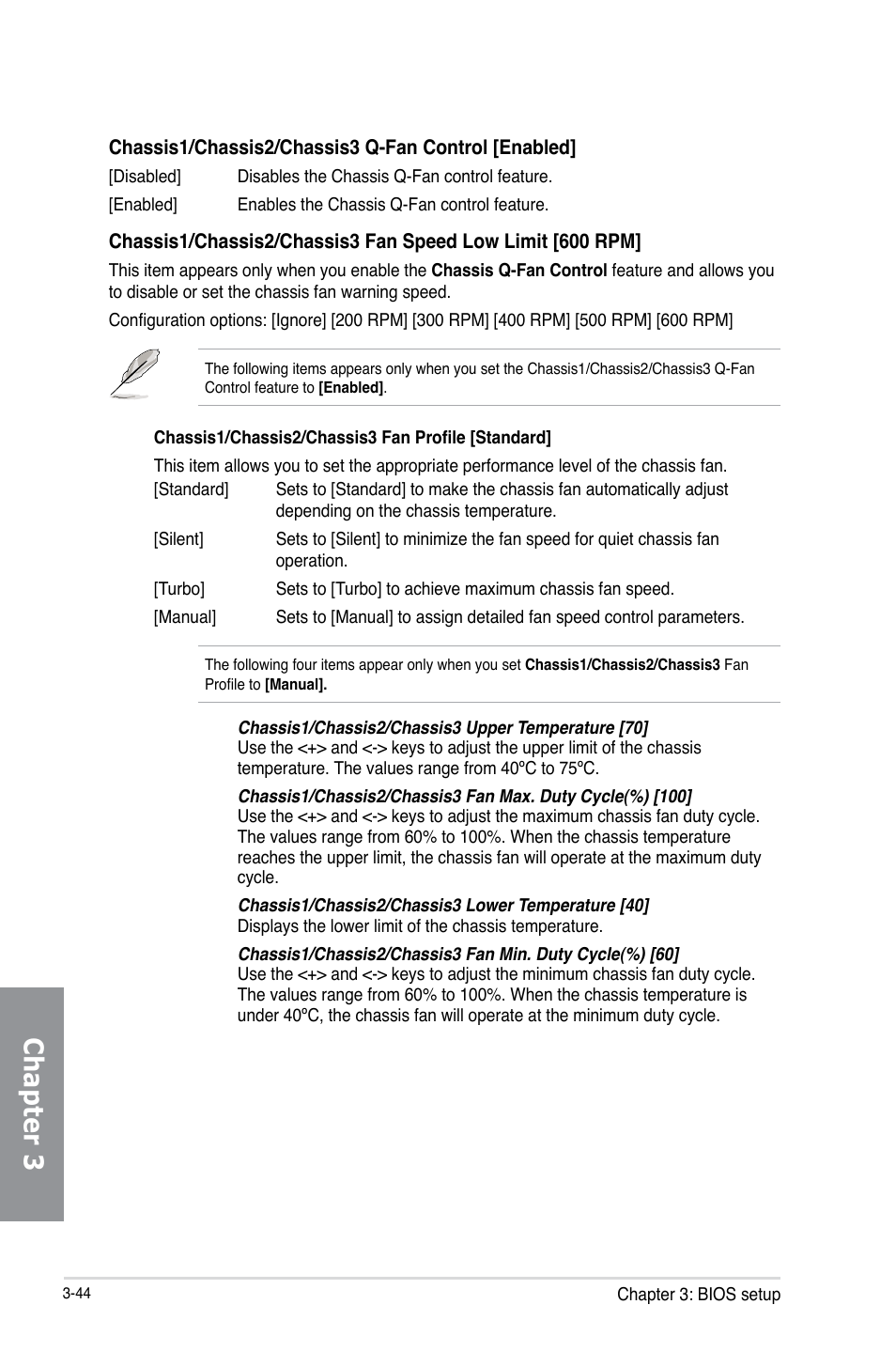 Chapter 3 | Asus MAXIMUS VI GENE User Manual | Page 130 / 192