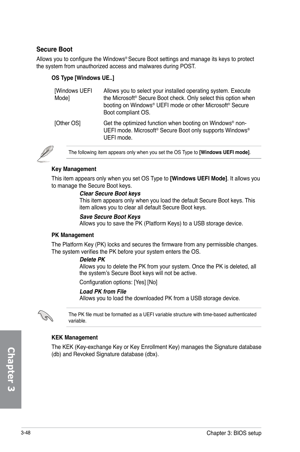 Chapter 3 | Asus MAXIMUS VI GENE User Manual | Page 134 / 192