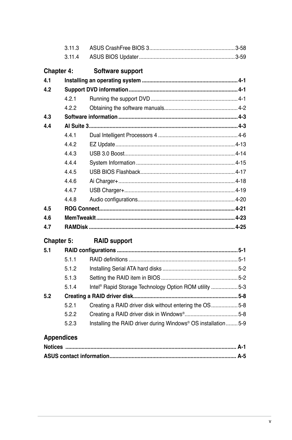 Asus MAXIMUS VI GENE User Manual | Page 5 / 192