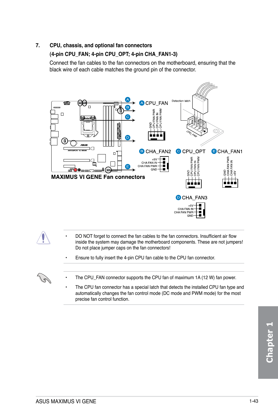 Chapter 1 | Asus MAXIMUS VI GENE User Manual | Page 57 / 192