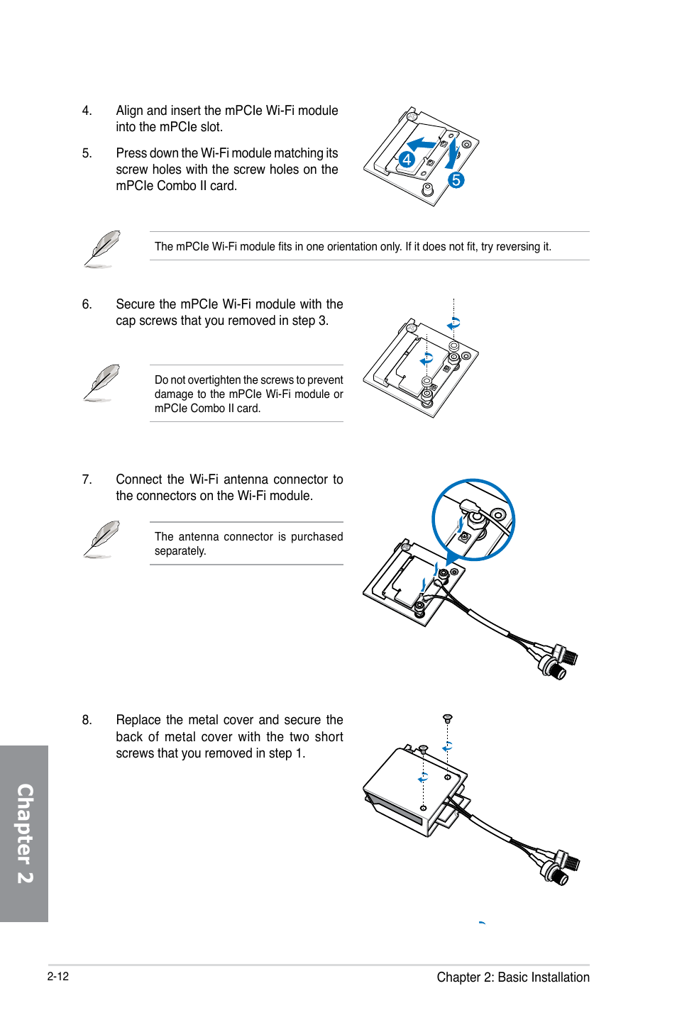 Chapter 2 | Asus MAXIMUS VI GENE User Manual | Page 74 / 192