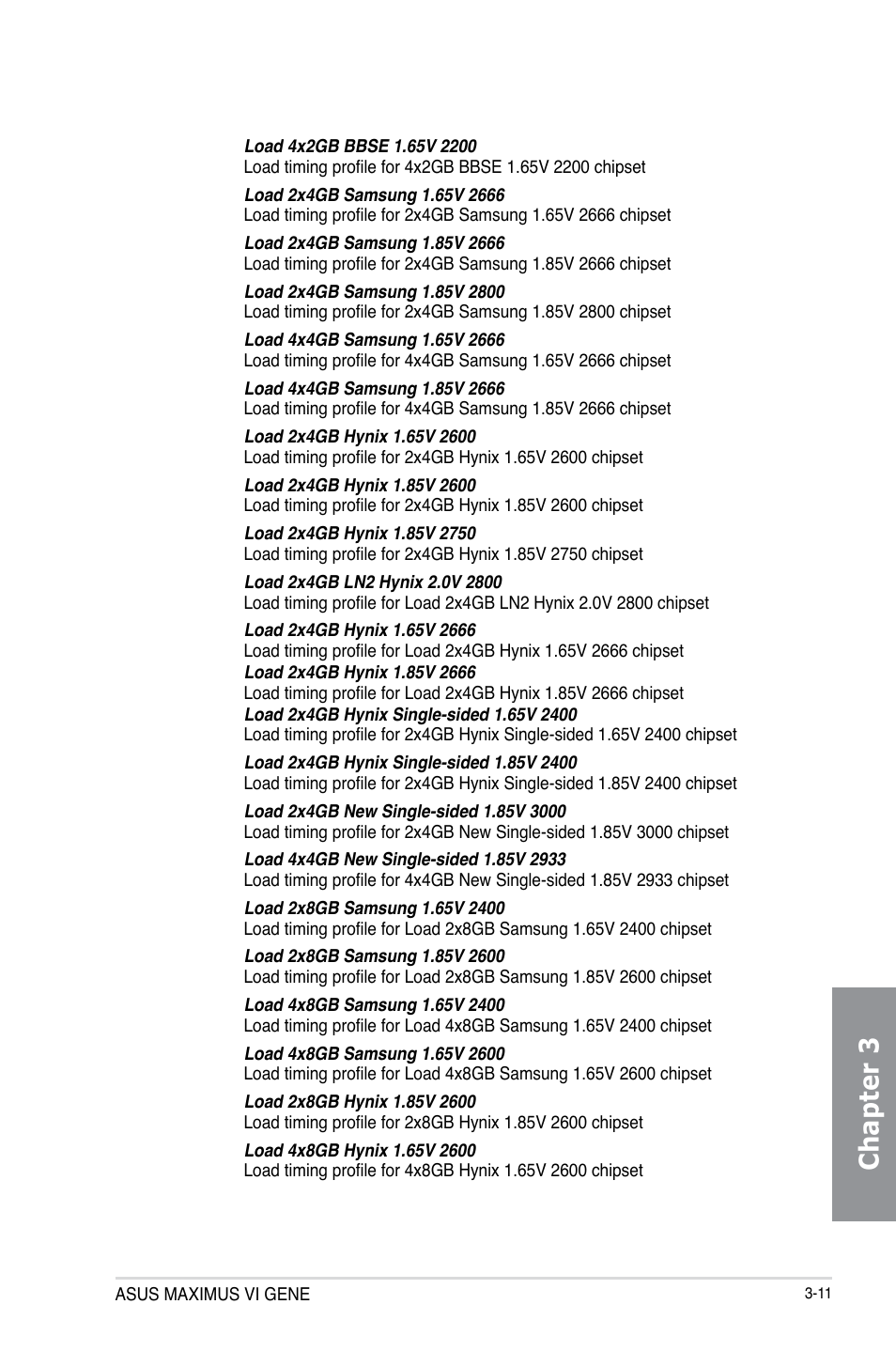 Chapter 3 | Asus MAXIMUS VI GENE User Manual | Page 97 / 192