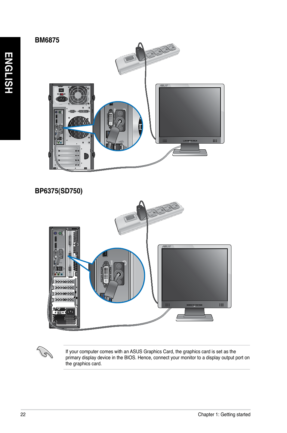 En gl is h en gl is h en gl is h en gl is h | Asus BP6375 User Manual | Page 22 / 106