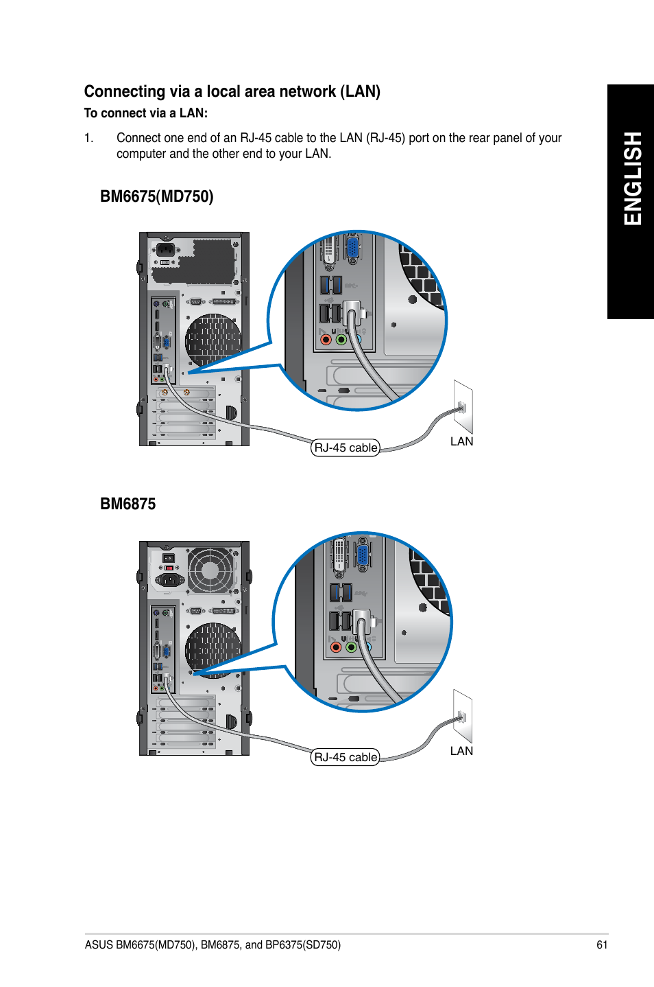 En gl is h en gl is h | Asus BP6375 User Manual | Page 61 / 106