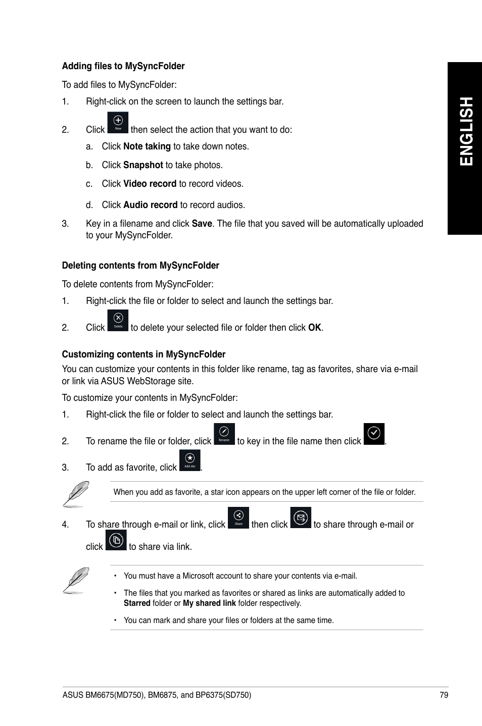 En gl is h en gl is h | Asus BP6375 User Manual | Page 79 / 106