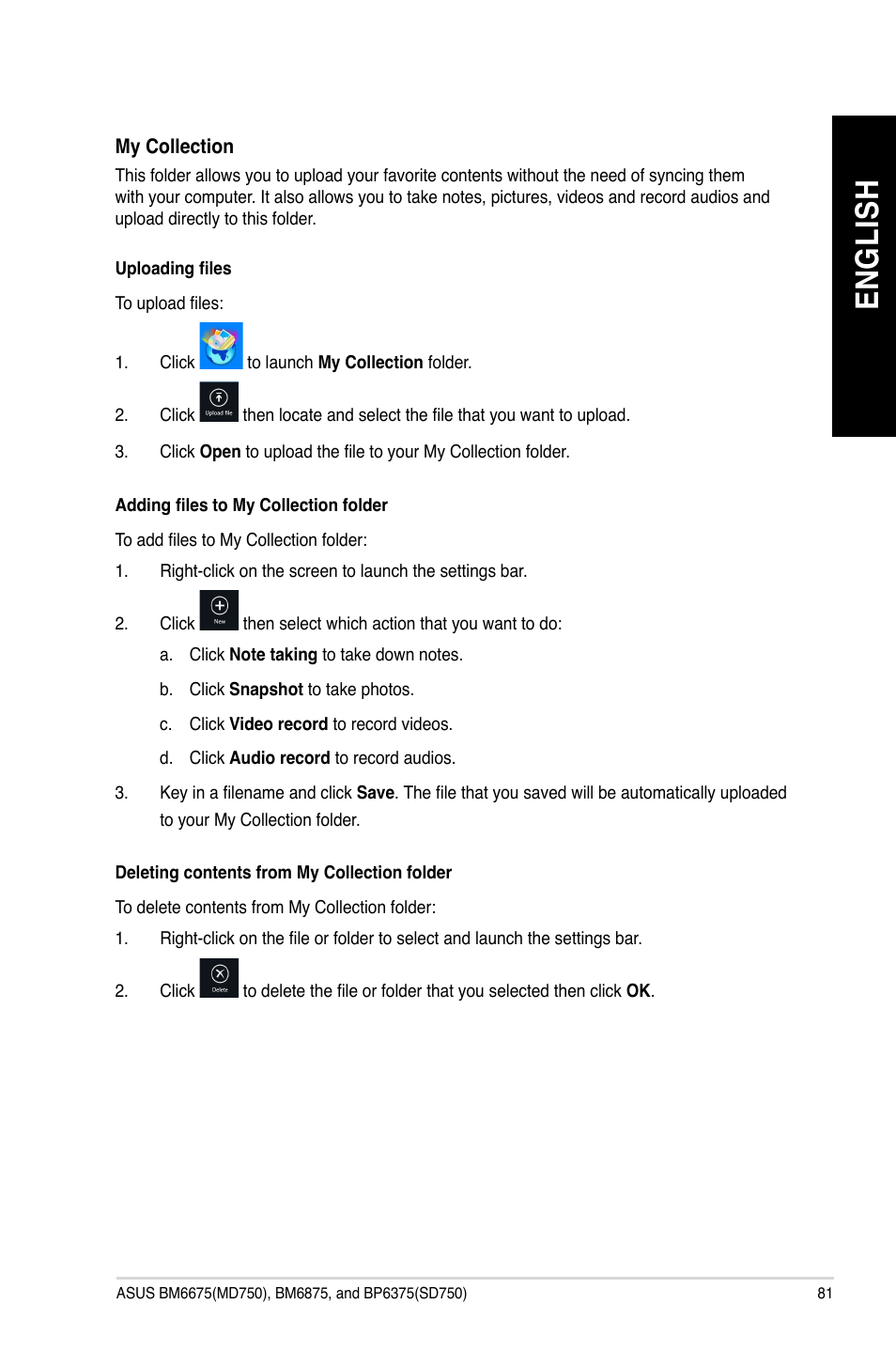 En gl is h en gl is h | Asus BP6375 User Manual | Page 81 / 106