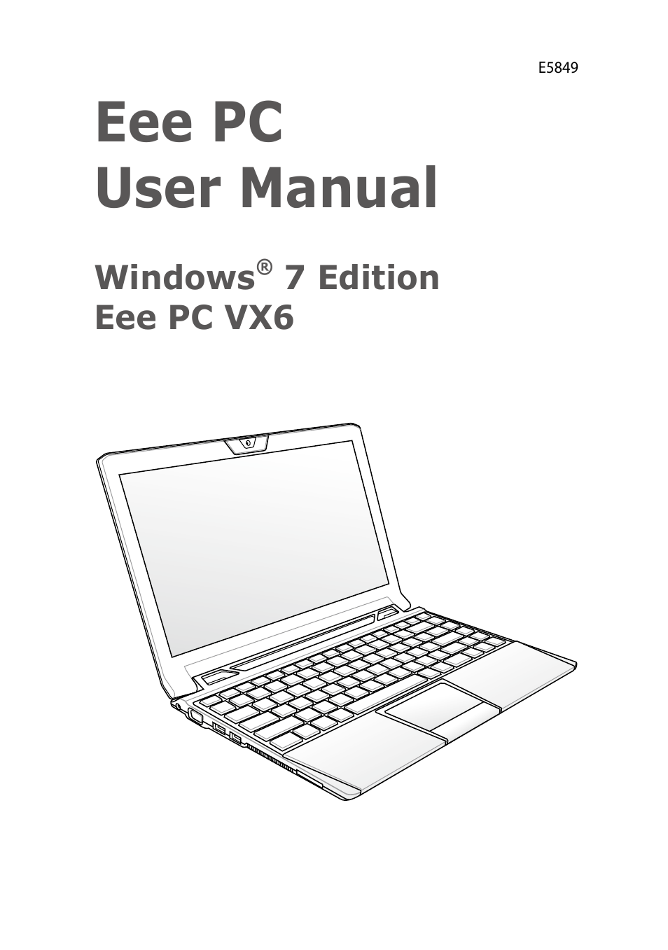 Asus Eee PC VX6 User Manual | 62 pages