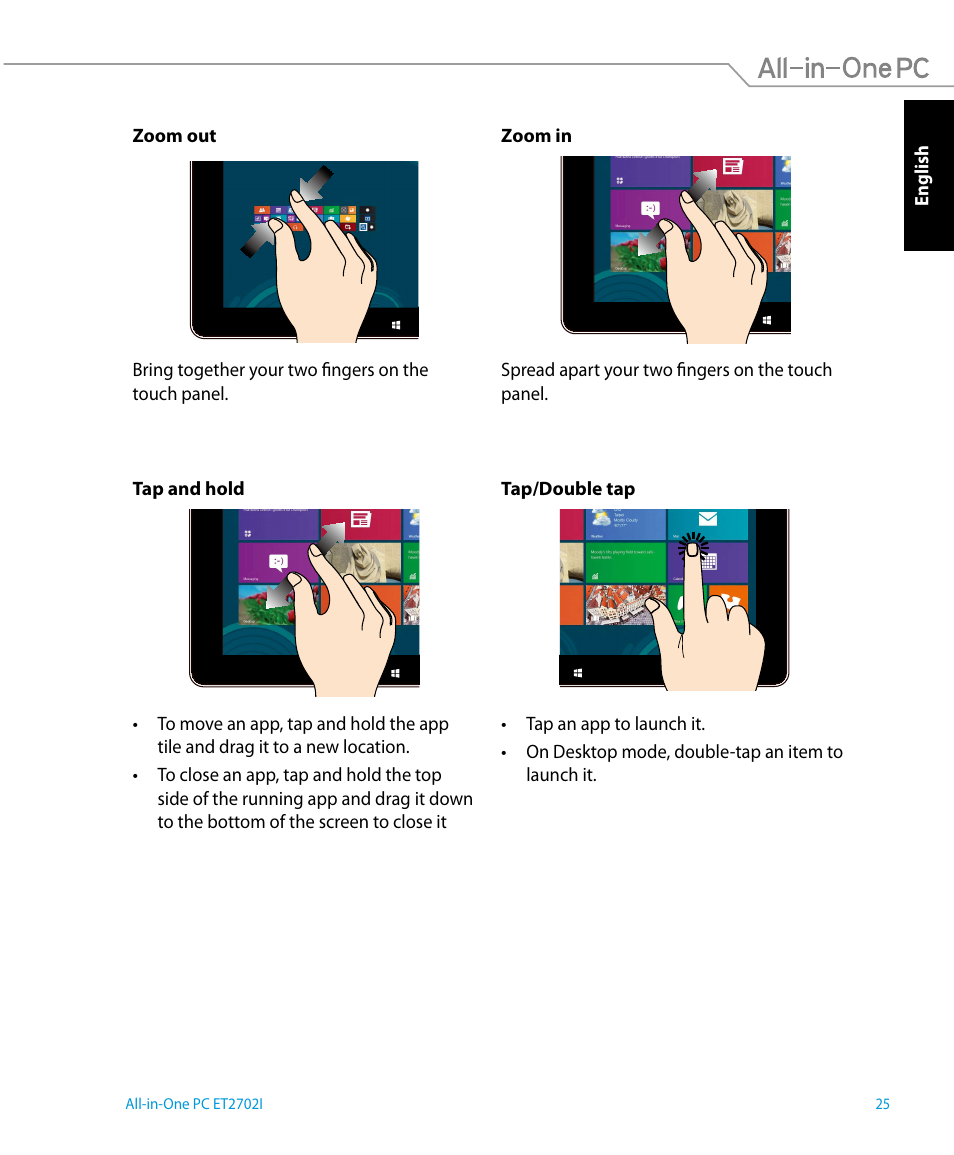 Asus ET2702IGTH User Manual | Page 25 / 60