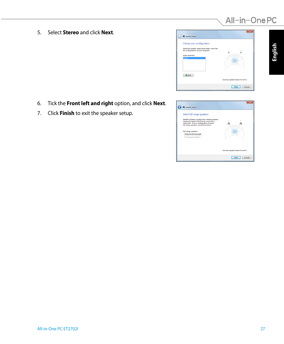 Asus ET2702IGTH User Manual | Page 27 / 60