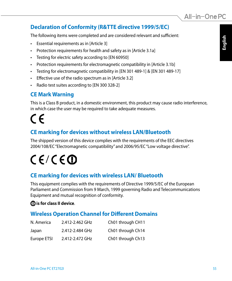 Asus ET2702IGTH User Manual | Page 55 / 60