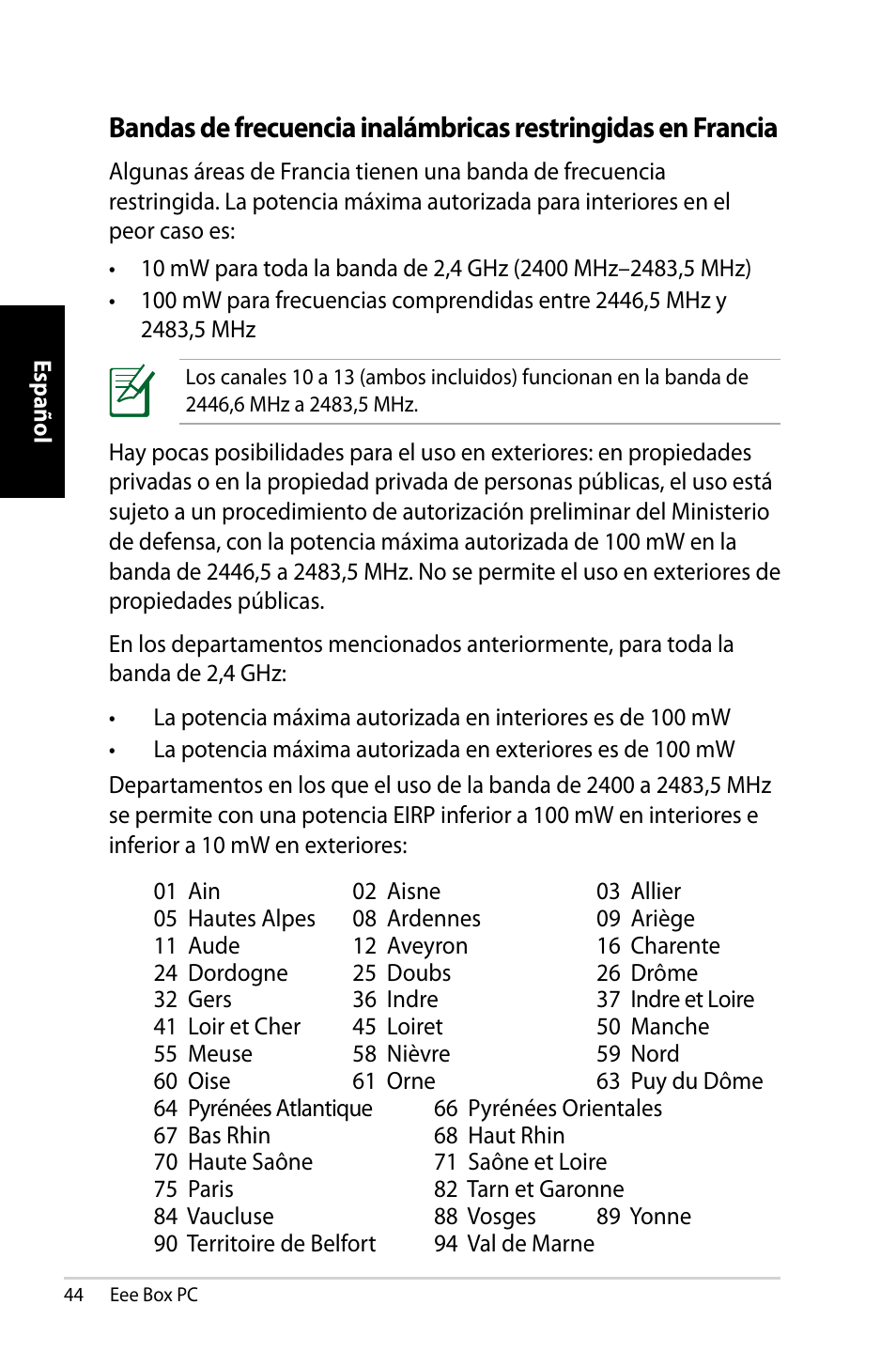 Asus EB1007 User Manual | Page 44 / 109