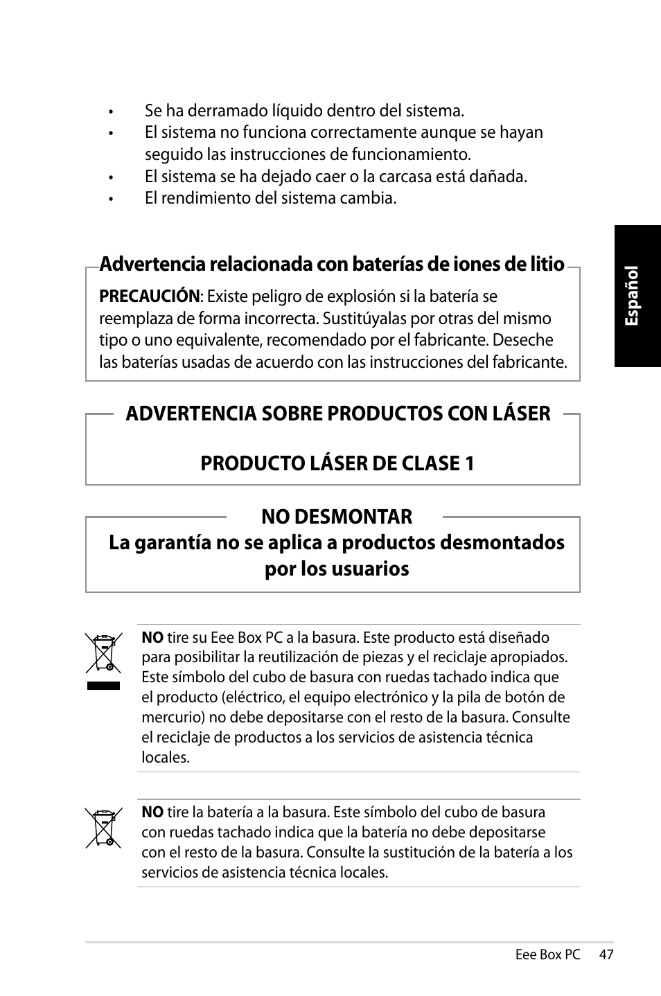 Asus EB1007 User Manual | Page 47 / 109