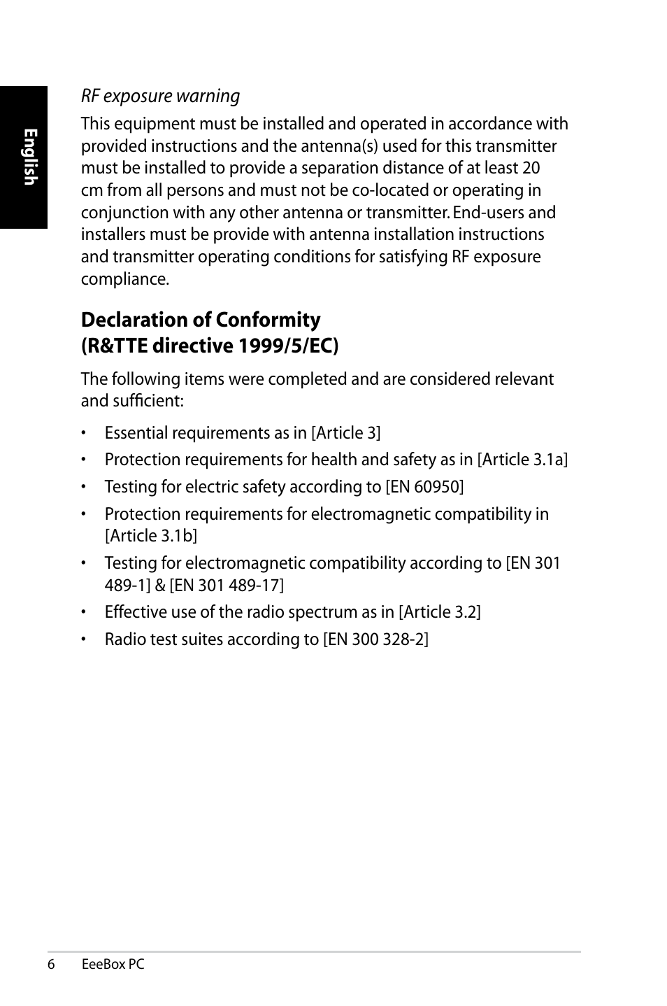 Asus EB1007 User Manual | Page 6 / 109