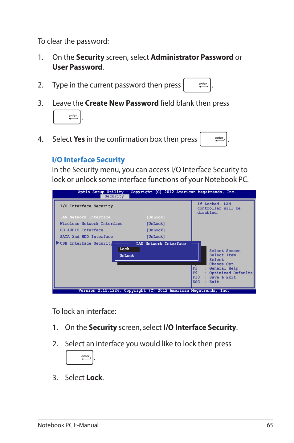 Asus U38N User Manual | Page 65 / 98