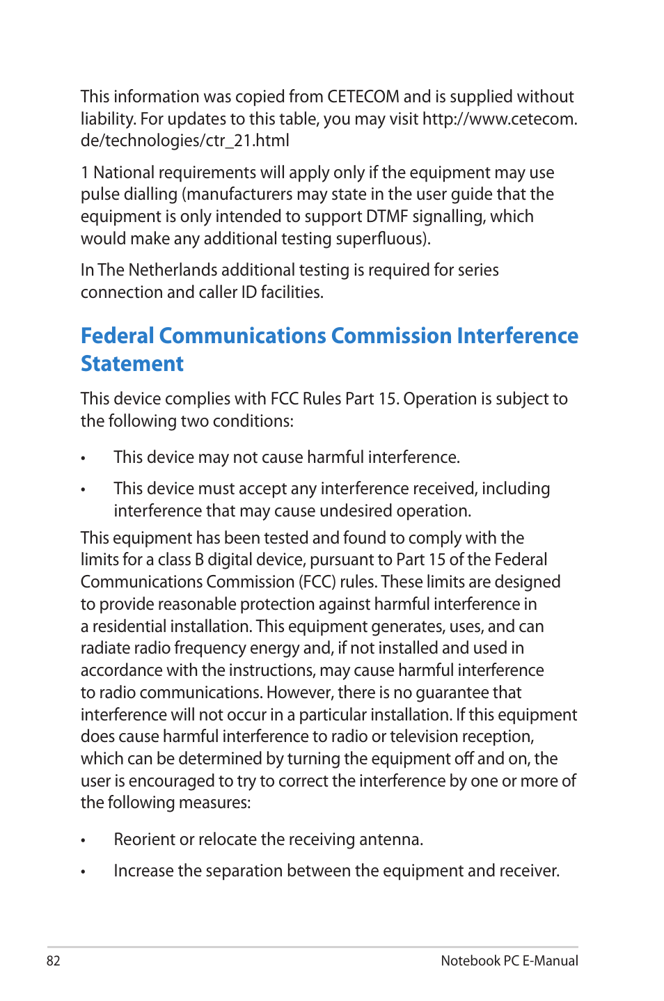 Asus U38N User Manual | Page 82 / 98